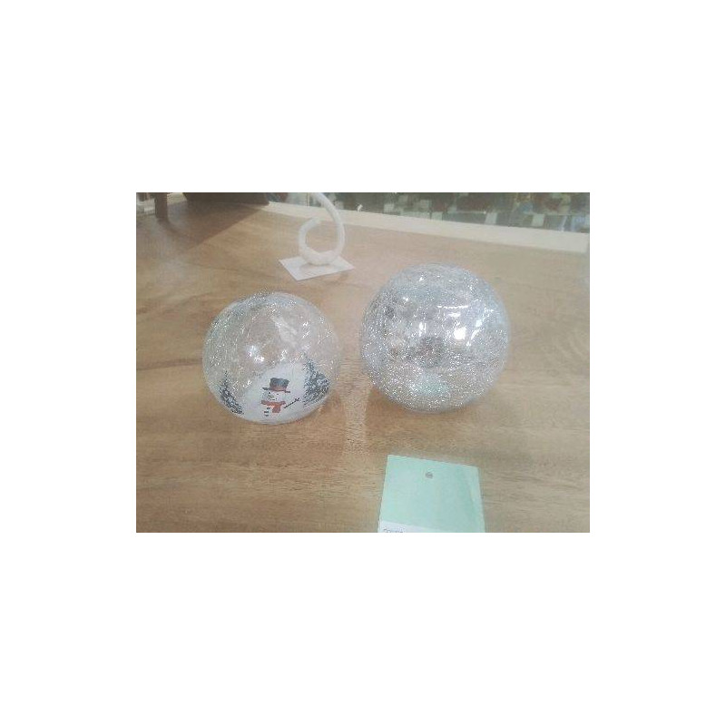 DUO BOULES ARGENTÉES TEST OK