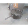 COCOTTE ANCIENNE SUR PIED NOIRE FONTE