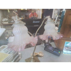 LAMPE DOUBLE TULIPE 