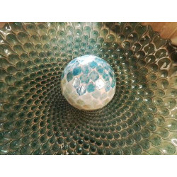 BOULE NACRE DÉCO BLEU