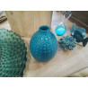 VASE DÉCOR POINTS BLEUS