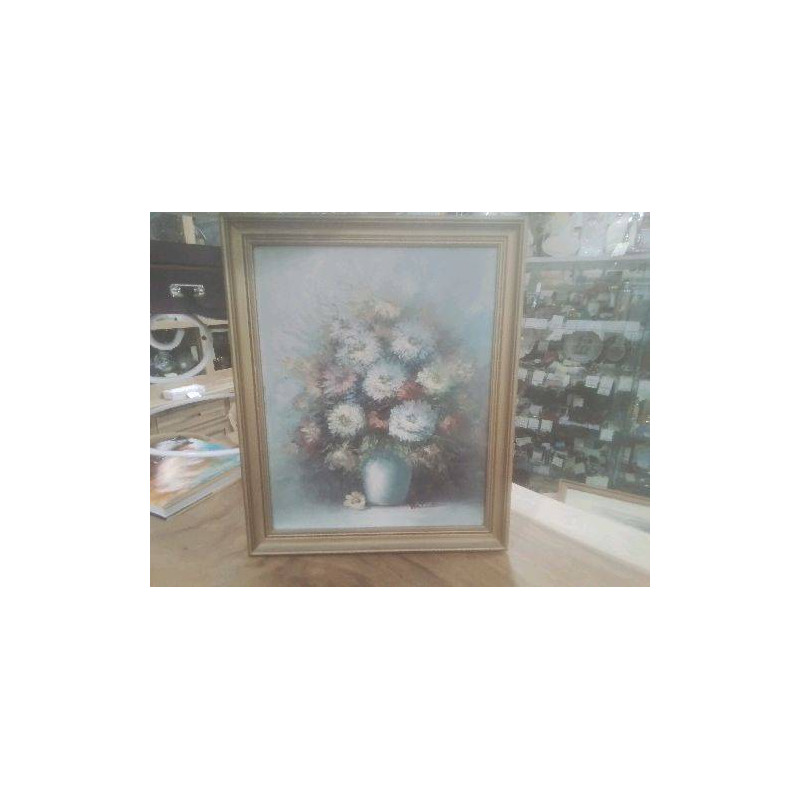 TABLEAU NATURE MORTE HELMAN BOUQUET DE FLEURS