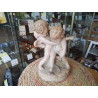 STATUE PLATRE ANC DUO ANGELOTS