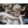 STATUE PLATRE ANC DUO ANGELOTS