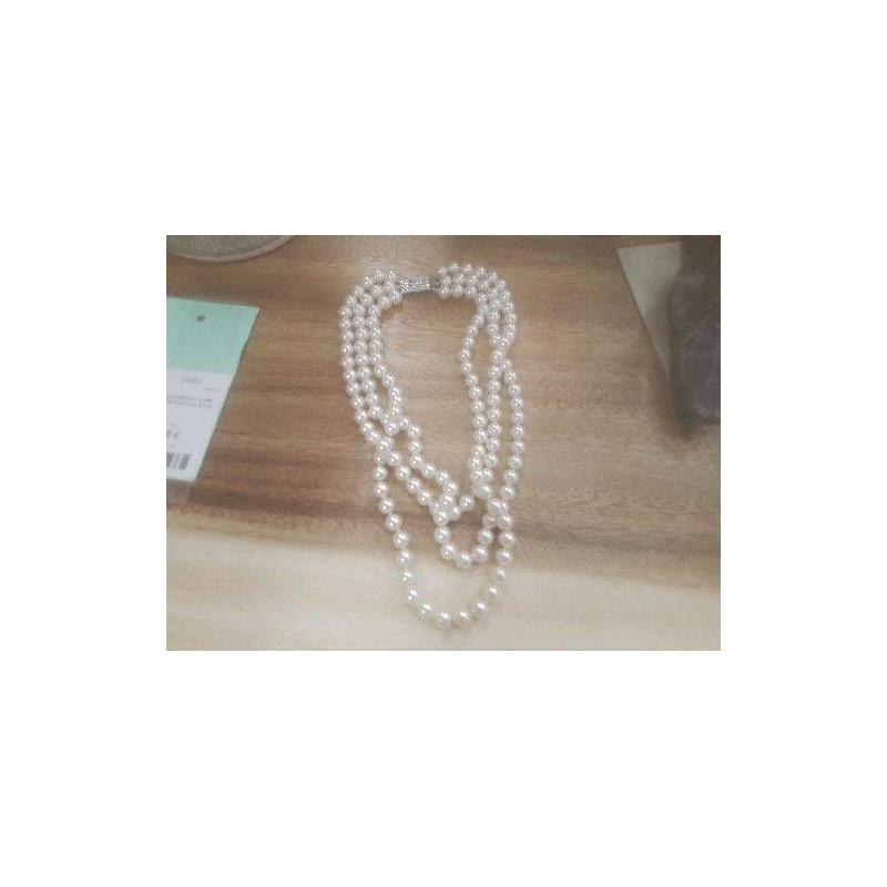 COLLIER PERLES FANTAISIE