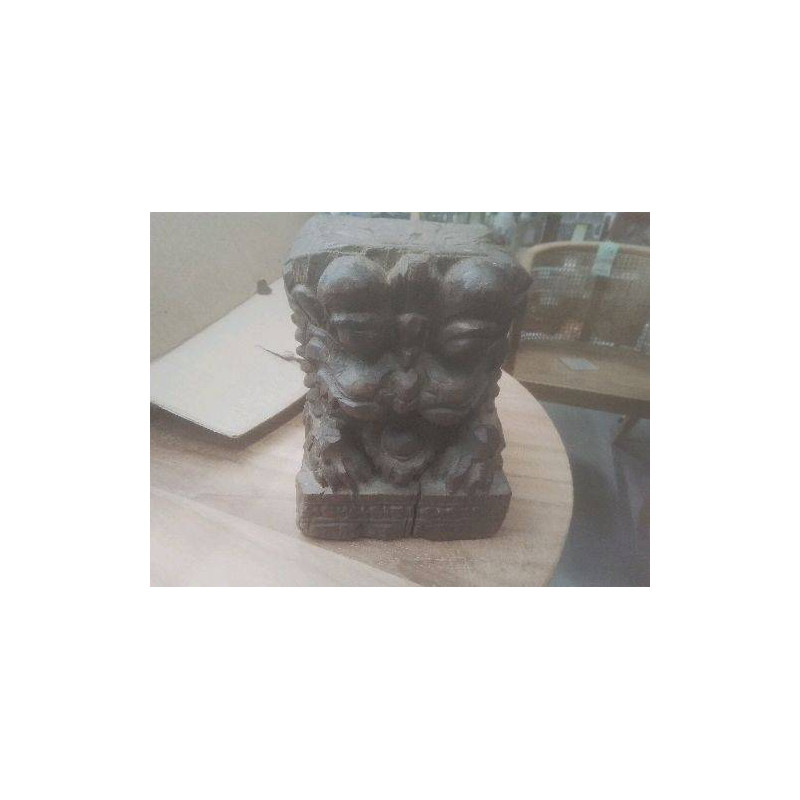 STATUETTE BOIS ANC INDE
