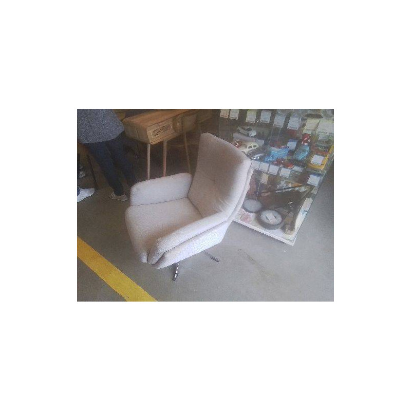 FAUTEUIL TISSU GRIS HJORT KNUDSEN