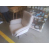 FAUTEUIL TISSU GRIS HJORT KNUDSEN