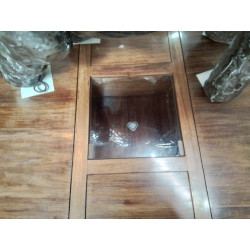 TABLE BASSE TECK JAPONISANTE 115*80