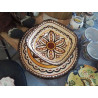 DUO PLATS QUIMPER MOTIFS MARRON
