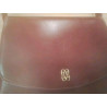 SAC À MAIN CUIR VINTAGE BORDEAUX 