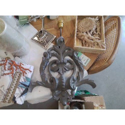 APPLIQUE GRISE BLANC D IVOIRE