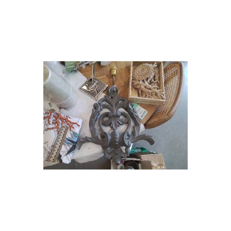 APPLIQUE GRISE BLANC D IVOIRE