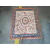 TAPISSERIE MURALE FLEURI BLEU JAUNE