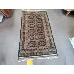 TAPIS LAINE SOIE VERT...