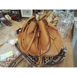 SAC BOULE ZARA CARAMEL NOIR