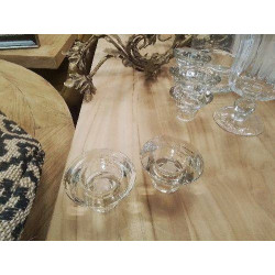 DUO BOUGEOIRS VERRE
