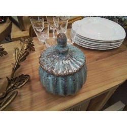 POT FORME BLEU MARRON FORME