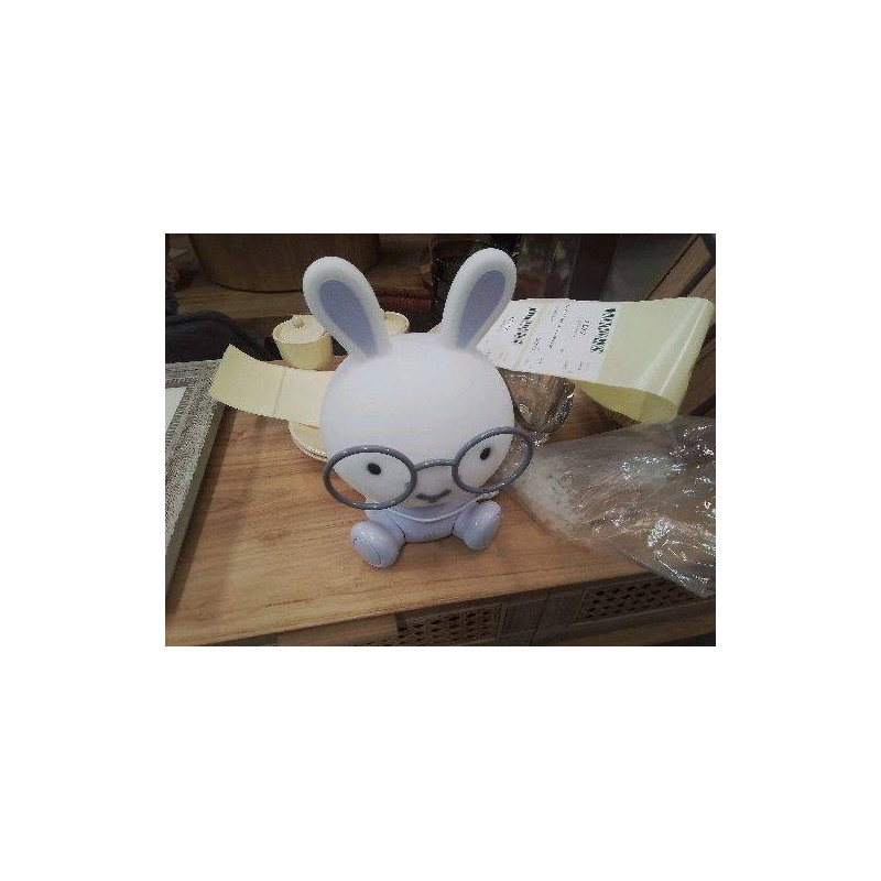 VEILLEUSE LAPIN LUNETTES + ACC