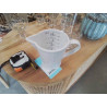 PICHET MESUREUR FAIENCE BLANC 