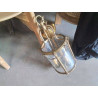SUSPENSION RONDE LAITON VERRE 3 FEUX