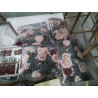 COUSSIN FLEURI MAUVE 