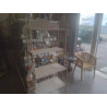 ETAGERE ROTIN METAL EN L ETAT