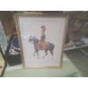 CADRE DORE GARDE ANGLAIS A CHEVAL