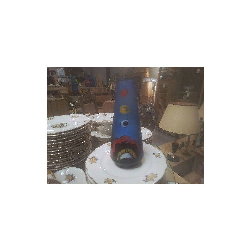 VASE BLEU COULEURS 
