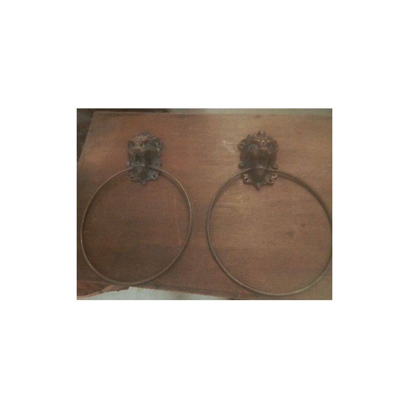 SUIPORT SERVIETTES LION BRONZE