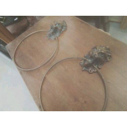 SUIPORT SERVIETTES LION BRONZE