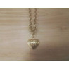 RAS DE COU METAL DORE COEUR