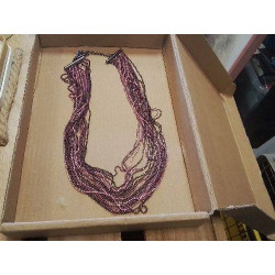 COLLIER PERLES MULTI PERLES...