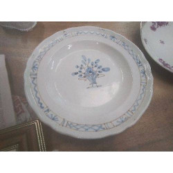 PLAT ANC FLEURS BLEUES CUL...
