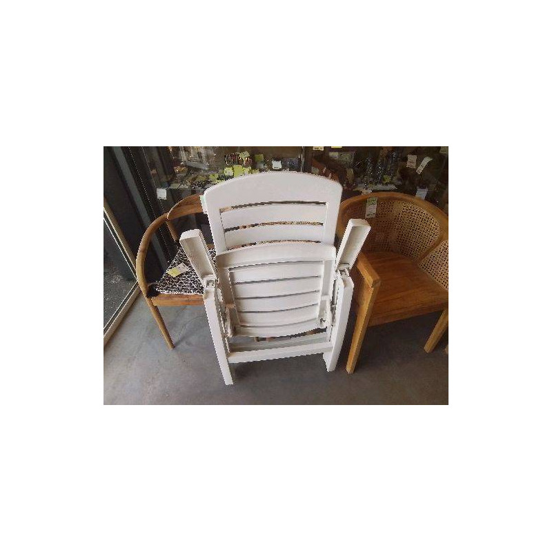 FAUTEUIL RESINE JARDIN PLIANT ALLIBERT