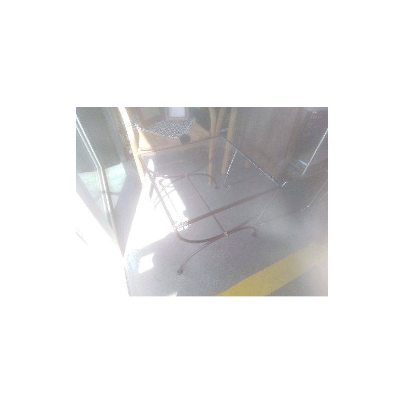 GUERIDON FF VERRE EN L ETAT 