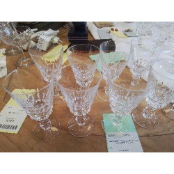 LOT 9.VERRES PM CRISTAL