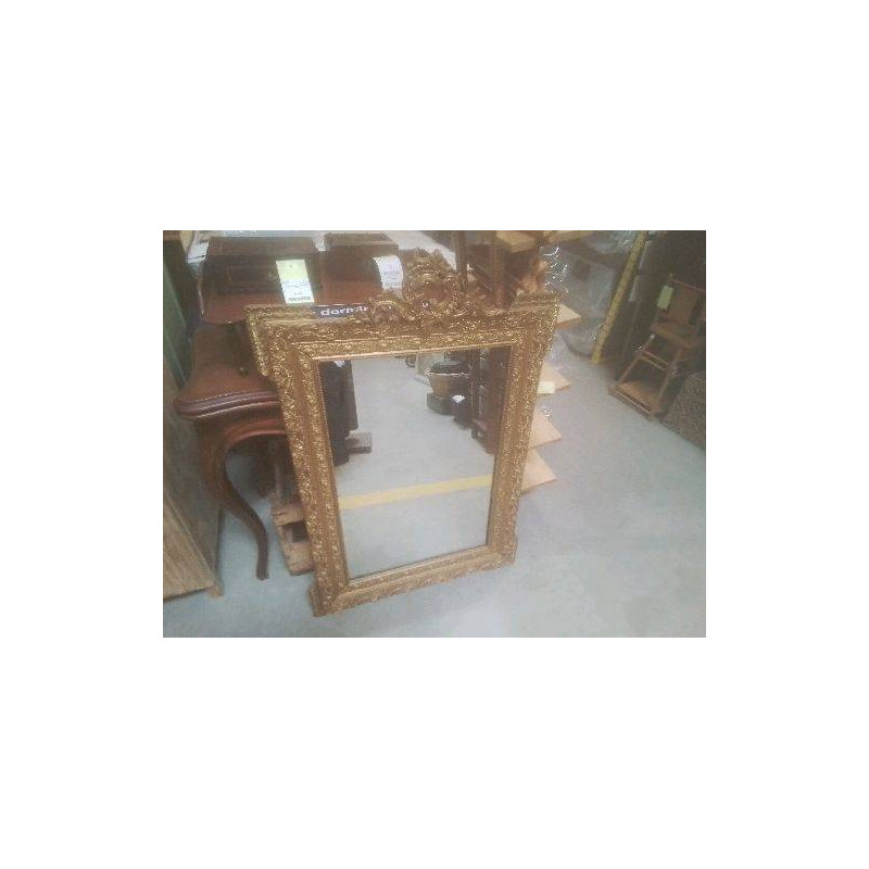 MIROIR DORÉ COQUILLE 70’X 106