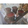 TETE A TETE ST VALLAURIS EMAILLE ET 2 POTS LAIT