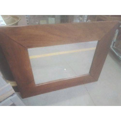 MIROIR MANGUIER FONCÉ 89 X 70
