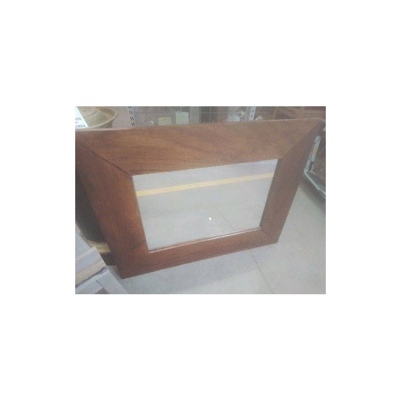 MIROIR MANGUIER FONCÉ 89 X 70