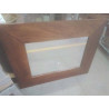 MIROIR MANGUIER FONCÉ 89 X 70