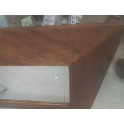 MIROIR MANGUIER FONCÉ 89 X 70