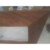 MIROIR MANGUIER FONCÉ 89 X 70