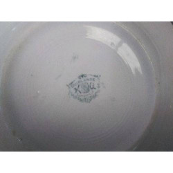 LOT 4 ASSIETTES CREUSES ANC LUNEVILLE GUIRLANDE