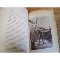 LIVRE ANC POLYCHROME JULES VERNE BOURSES DE VOYAGE 