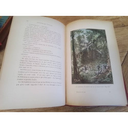 LIVRE ANC POLYCHROME JULES VERNE BOURSES DE VOYAGE 