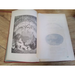 LIVRE ANC JULES VERNE AVENTURES DU CAPITAINE HATTERAS AU POLE NORD