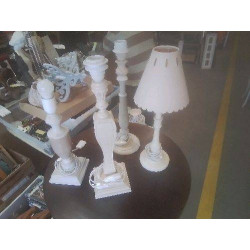 PIED DE LAMPE PATINÉ 