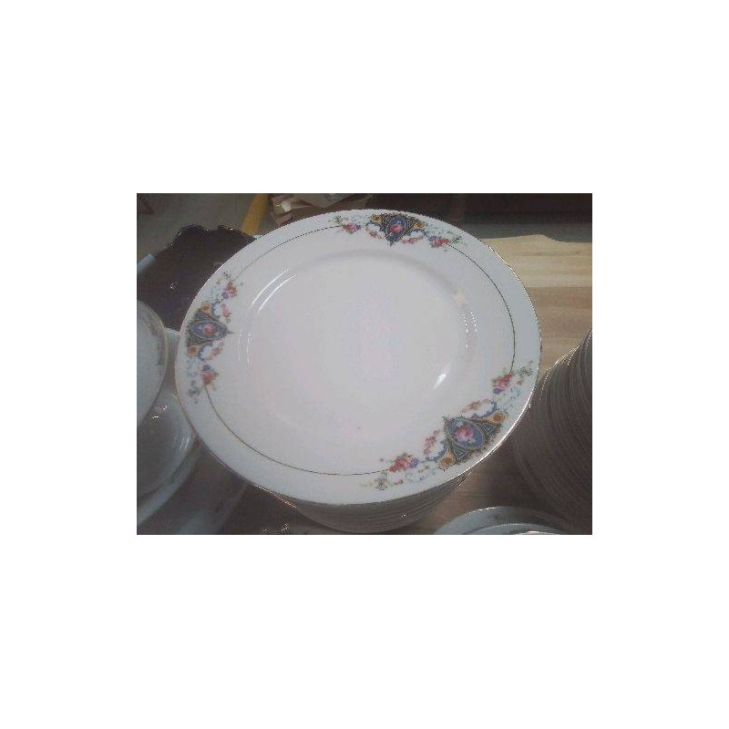 SERVICE VAISSELLE FLEURI TCHECOSLOVAQUIE 